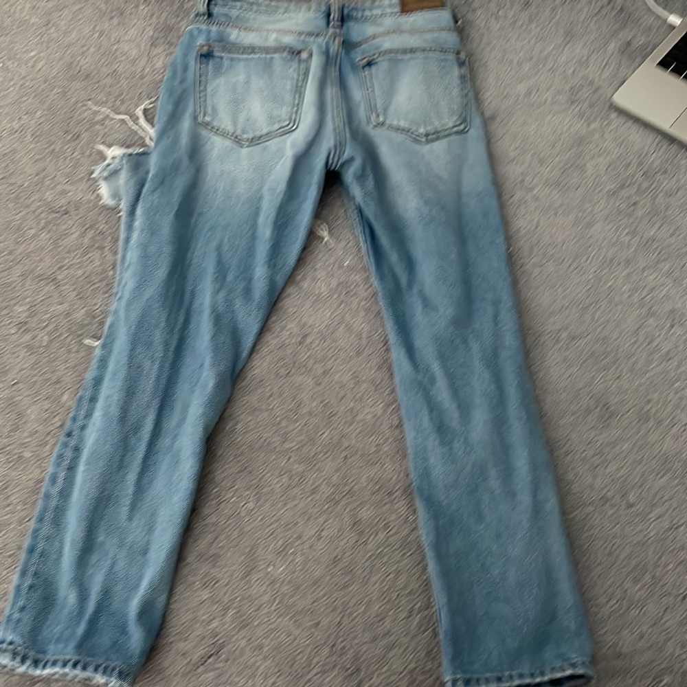 Light Washed Ripped Jeans - Picture 2 of 2